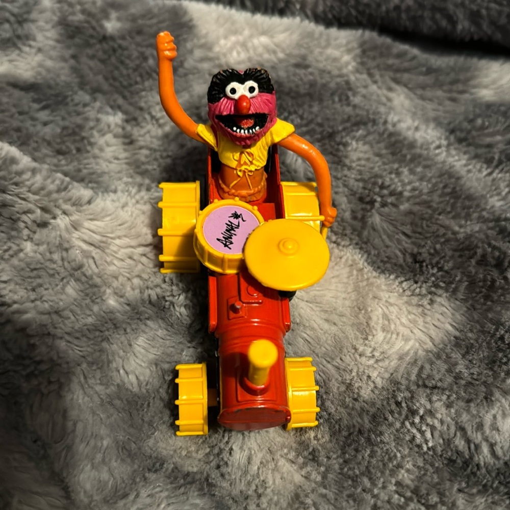 Vintage Corgi Animal Muppet Show Drum Tractor Jim Henson 1979